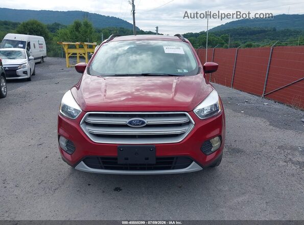 1FMCU9GD4JUC29432 2018 FORD ESCAPE Red Vista del cuadro de instrumentos