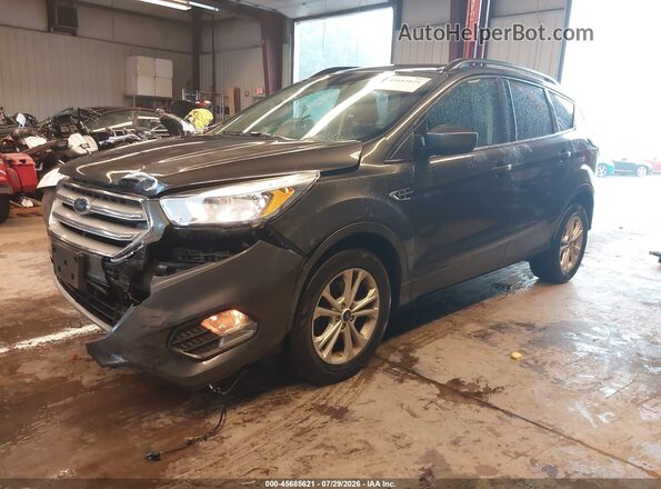 1FMCU9GD4JUC43623 2018 FORD ESCAPE Серый Передняя левая четверть