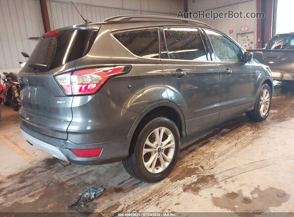 1FMCU9GD4JUC43623 2018 FORD ESCAPE Серый Задняя правая четверть