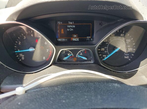 1FMCU9GD4JUC54024 2018 FORD ESCAPE Gray Սարքավորումների վահանակի տեսք