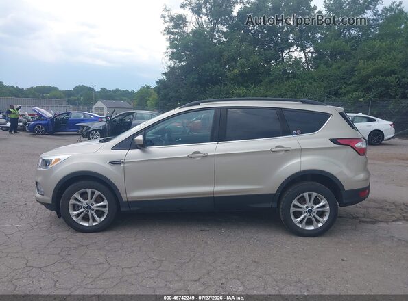 1FMCU9GD4JUC84012 2018 FORD ESCAPE Gold Widok wnętrza 360 stopni