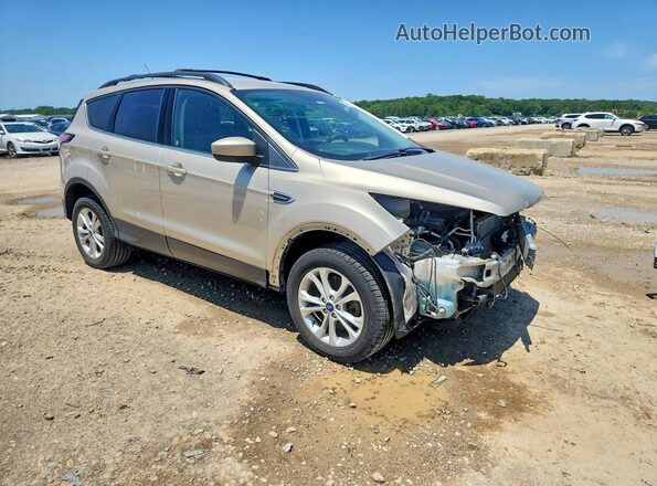 1FMCU9GD4JUC84348 2018 FORD ESCAPE Beige Przód prawy