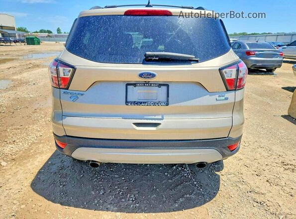1FMCU9GD4JUC84348 2018 FORD ESCAPE Beige Widok z tyłu