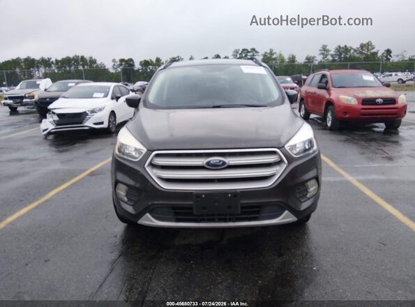 1FMCU9GD4JUD08101 2018 FORD ESCAPE Gray Вид щитка приладів