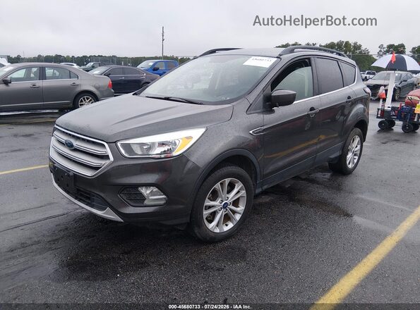 1FMCU9GD4JUD08101 2018 FORD ESCAPE Gray Передня ліва чверть