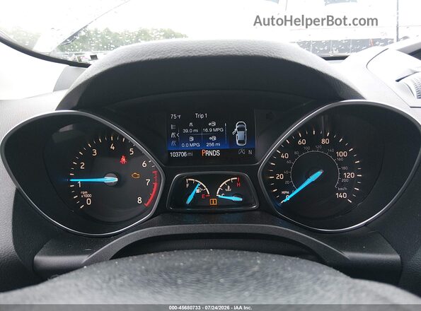 1FMCU9GD4JUD08101 2018 FORD ESCAPE Gray Вид задніх сидінь
