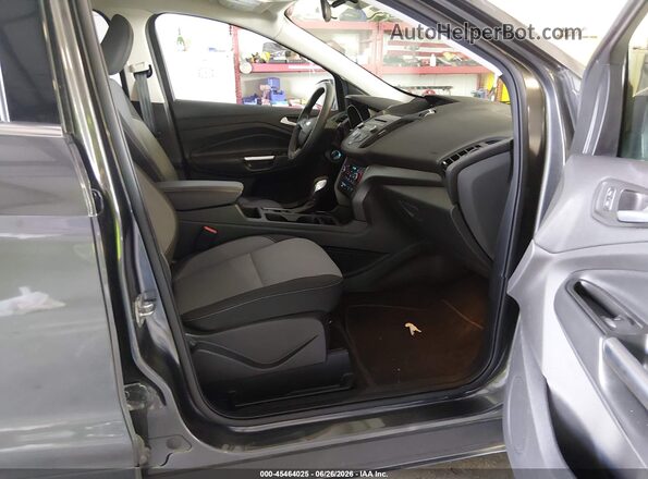 1FMCU9GD4JUD08793 2018 FORD ESCAPE Gray წინა სალონის ხედი