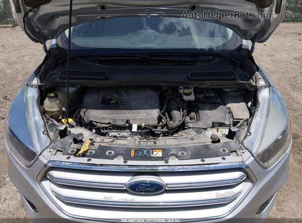 1FMCU9GD4JUD29076 2018 FORD ESCAPE Silver Widok z tyłu