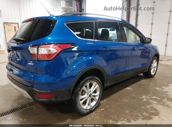 1FMCU9GD4JUD31118 2018 FORD ESCAPE Blue Rear right