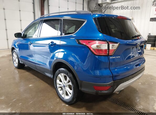 1FMCU9GD4JUD31118 2018 FORD ESCAPE Blue Rear left