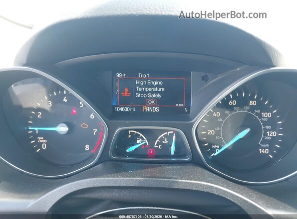 1FMCU9GD4KUA06342 2019 FORD ESCAPE Red Вид задніх сидінь