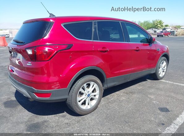 1FMCU9GD4KUA06342 2019 FORD ESCAPE Red Задня права чверть