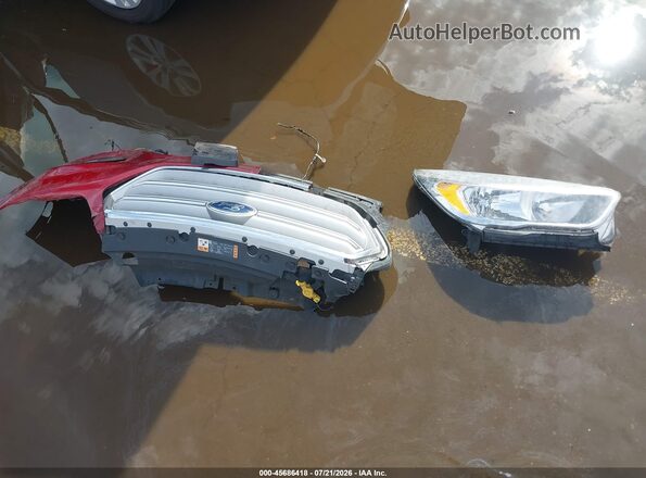 1FMCU9GD4KUA97080 2019 FORD ESCAPE Maroon Vista del salpicadero