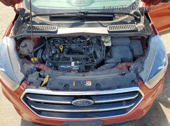 1FMCU9GD4KUB29557 2019 FORD ESCAPE Orange Շարժիչի բաժամունքի տեսք