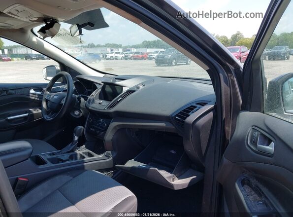 1FMCU9GD5HUB05714 2017 FORD ESCAPE Gray Вид салону спереду