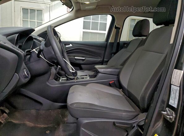 1FMCU9GD5HUB23971 2017 FORD ESCAPE Charcoal Widok wnętrza z przodu