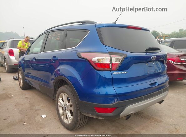1FMCU9GD5HUB27518 2017 FORD ESCAPE Синий Задняя левая четверть