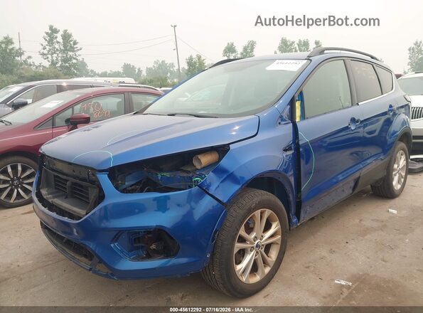 1FMCU9GD5HUB27518 2017 FORD ESCAPE Синий Передняя левая четверть