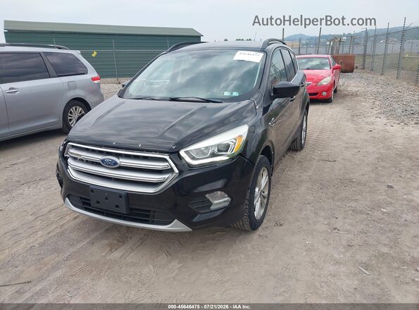 1FMCU9GD5HUC62305 2017 FORD ESCAPE Black წინა მარცხენა ხედი სამი მეოთხედიდან
