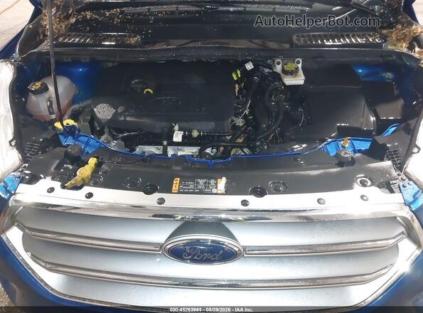 1FMCU9GD5HUE50371 2017 FORD ESCAPE Blue Vista trasera