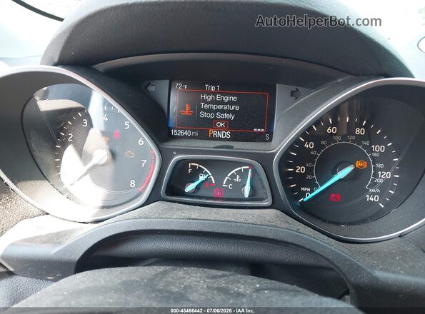 1FMCU9GD5HUE90546 2017 FORD ESCAPE Blue Rear seats view