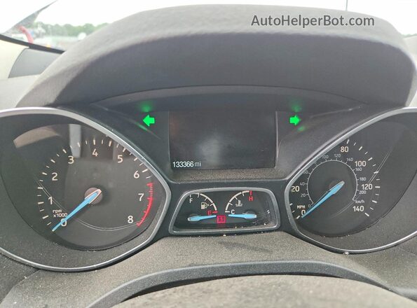 1FMCU9GD5JUB57964 2018 FORD ESCAPE Серебряный Вид щитка приборов