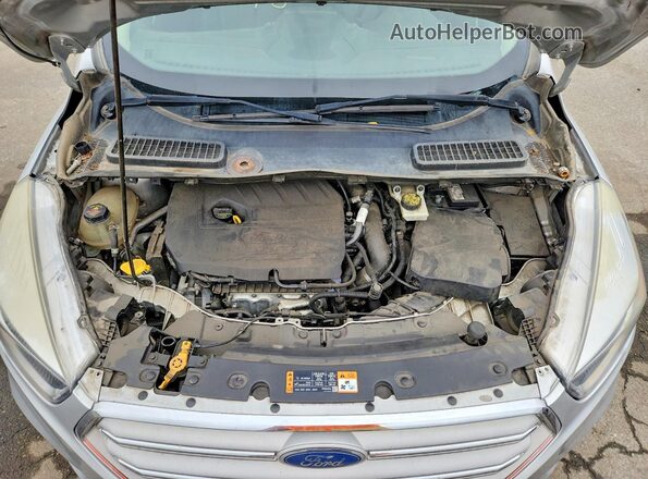 1FMCU9GD5JUB57964 2018 FORD ESCAPE Серебряный Вид подкапотного пространства