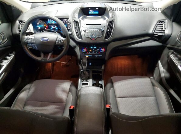 1FMCU9GD5JUB84033 2018 FORD ESCAPE Black Dashboard view
