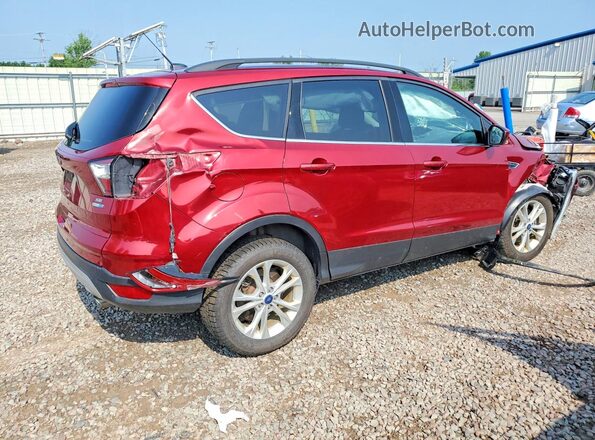 1FMCU9GD5JUC26247 2018 FORD ESCAPE Red Задня права чверть