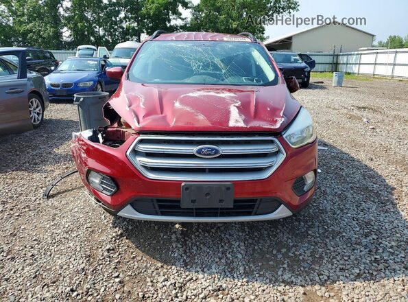 1FMCU9GD5JUC26247 2018 FORD ESCAPE Red Вид спереду