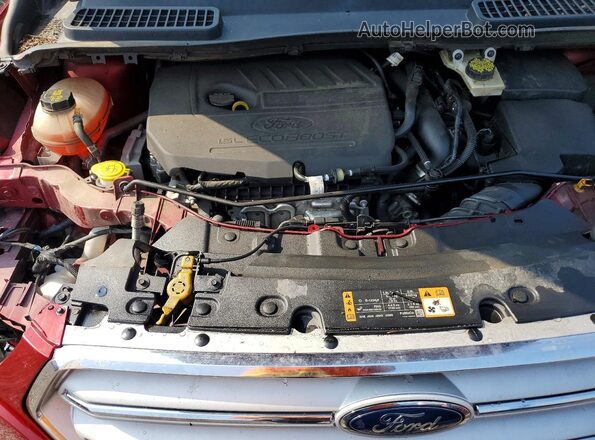 1FMCU9GD5JUC26247 2018 FORD ESCAPE Red Вид підкапотного простору