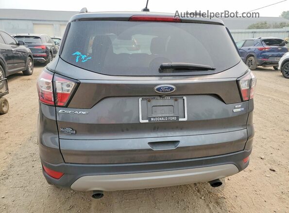 1FMCU9GD5JUC58390 2018 FORD ESCAPE Угольный Вид сзади
