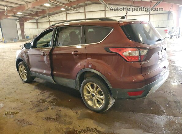 1FMCU9GD5JUC75531 2018 FORD ESCAPE Бордовый Задняя левая четверть
