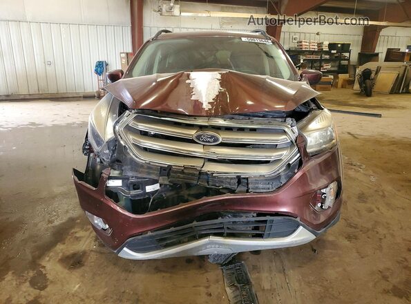 1FMCU9GD5JUC75531 2018 FORD ESCAPE Бордовый Вид спереди