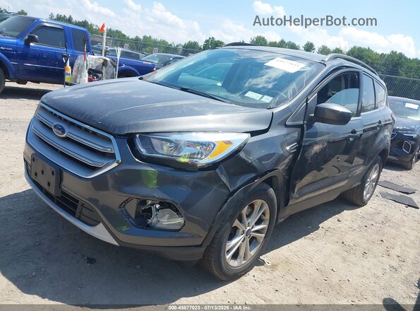 1FMCU9GD5JUC90157 2018 FORD ESCAPE Gray Передня ліва чверть