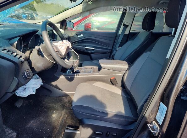 1FMCU9GD5JUD21598 2018 FORD ESCAPE Gray Вид салону спереду