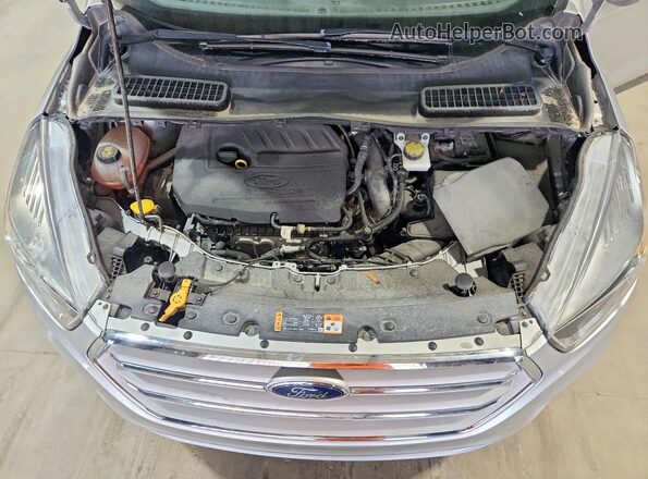 1FMCU9GD5JUD35372 2018 FORD ESCAPE Silver Engine compartment view