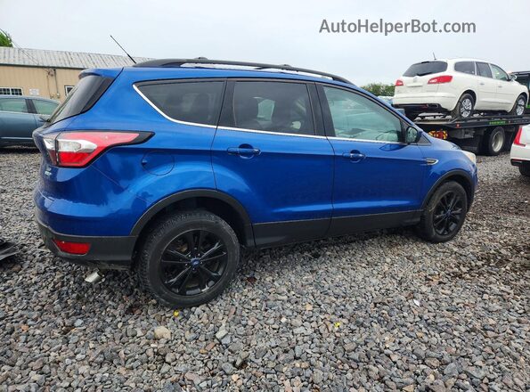 1FMCU9GD5JUD46565 2018 FORD ESCAPE Blue Rear right