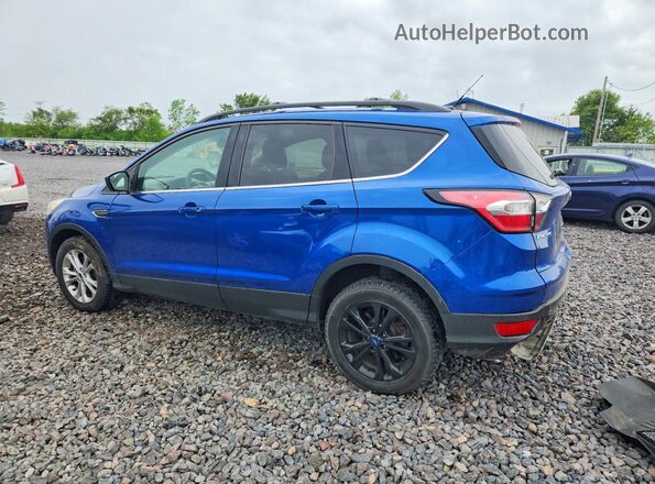 1FMCU9GD5JUD46565 2018 FORD ESCAPE Blue Rear left