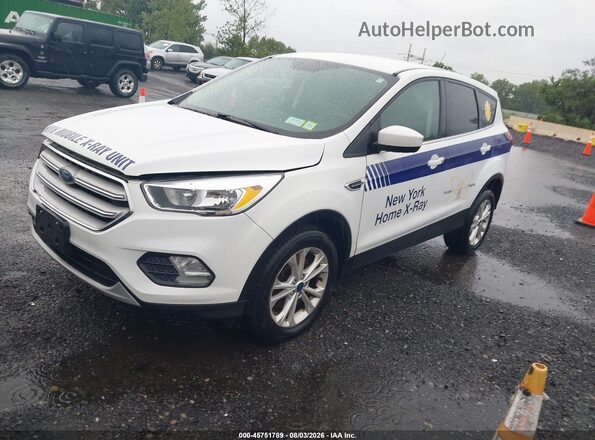 1FMCU9GD5KUA06687 2019 FORD ESCAPE White Առջևի ձախ երեք քառորդ տեսարան