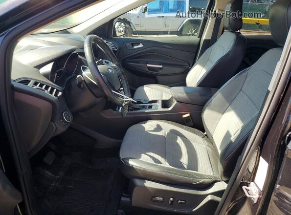 1FMCU9GD5KUA45716 2019 FORD ESCAPE Black Widok wnętrza z przodu