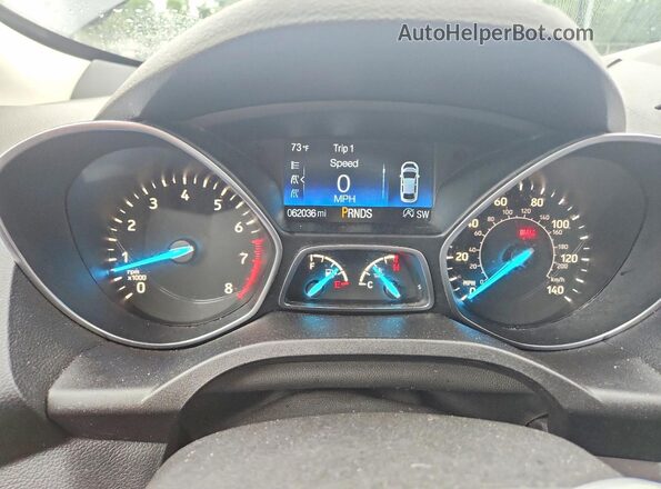 1FMCU9GD5KUB25291 2019 FORD ESCAPE Gray Vista del cuadro de instrumentos