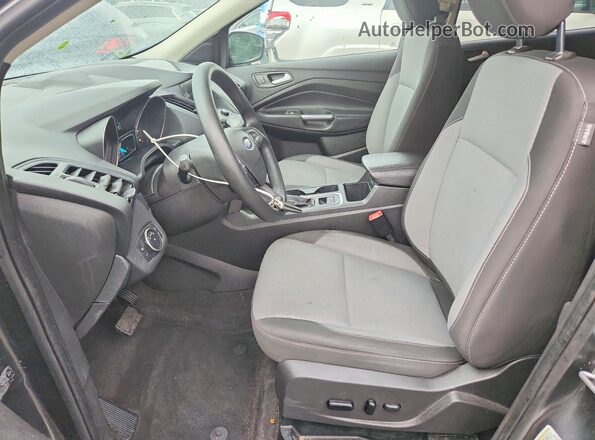 1FMCU9GD5KUB25291 2019 FORD ESCAPE Gray Vista interior delantera