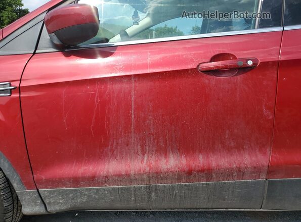 1FMCU9GD5KUC44362 2019 FORD ESCAPE Red Widok wnętrza z przodu