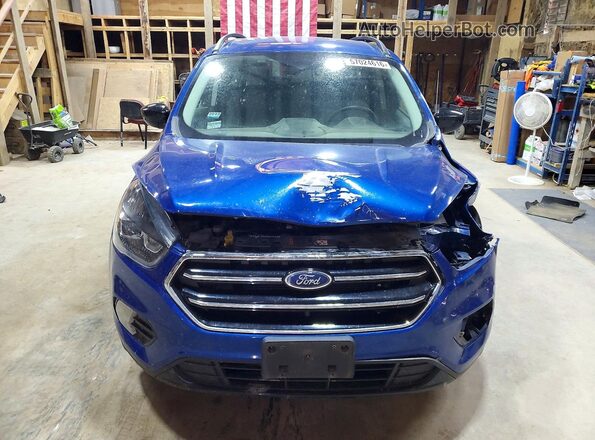 1FMCU9GD5KUC54762 2019 FORD ESCAPE Blue Widok z przodu
