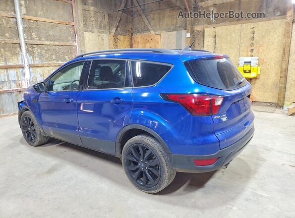 1FMCU9GD5KUC54762 2019 FORD ESCAPE Blue Tył lewy