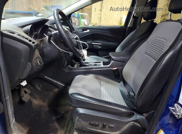 1FMCU9GD5KUC54762 2019 FORD ESCAPE Blue Widok wnętrza z przodu