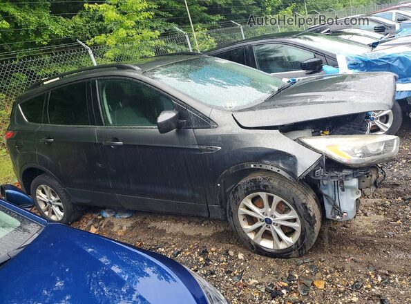 1FMCU9GD6HUB49608 2017 FORD ESCAPE Gray Przód prawy