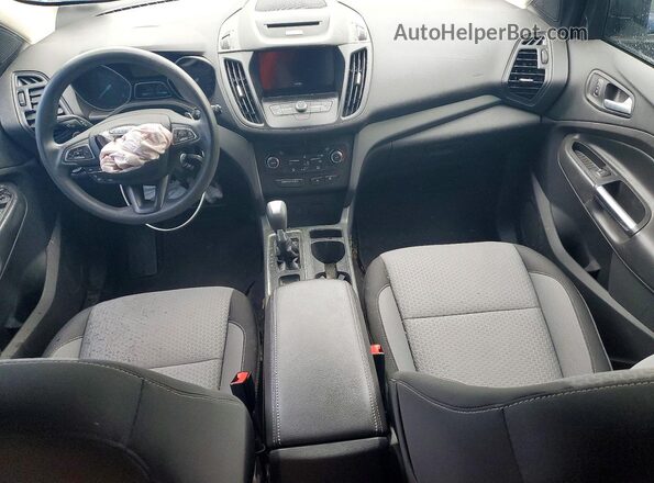 1FMCU9GD6HUB49608 2017 FORD ESCAPE Gray Widok deski rozdzielczej