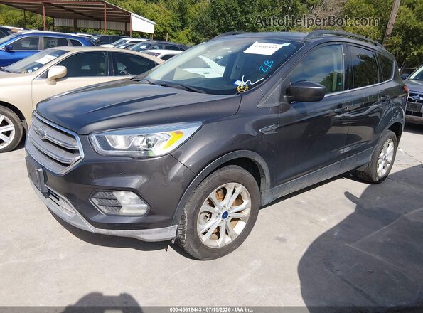 1FMCU9GD6HUB82706 2017 FORD ESCAPE Gray Przód lewy